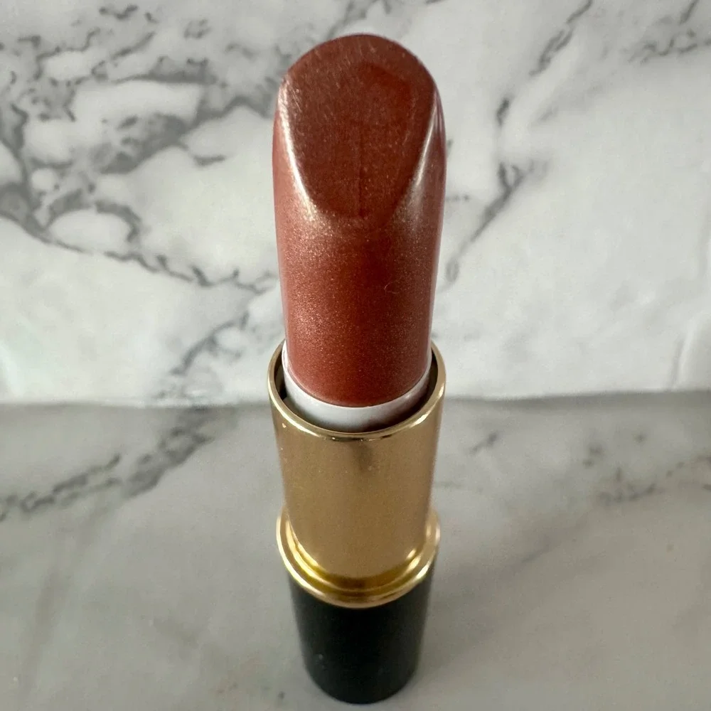 Lancome LUXE Rouge Sensation Lipstick Shimmer Bronze Copper Black Gold Case - Picture 3 of 5
